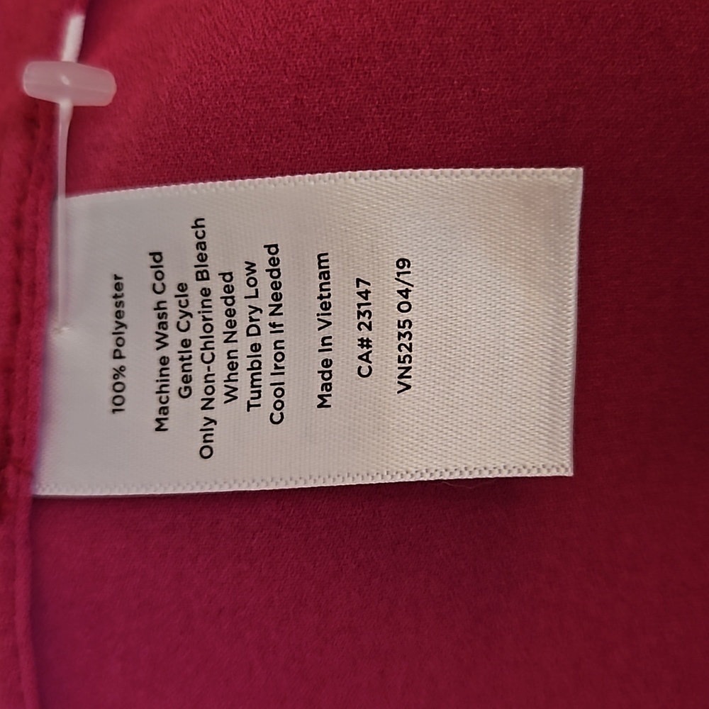 Talbots Heart Fuscia Button Down Long-Sleeve Shirt - image 7